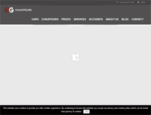 Tablet Screenshot of egchauffeurs.com